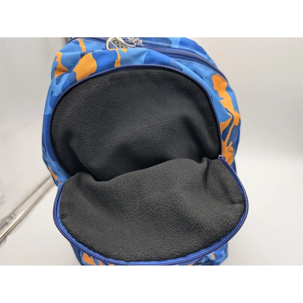 Under Armour Storm Backpack Blue Orange Camo School Sports Bag Bungee Cord